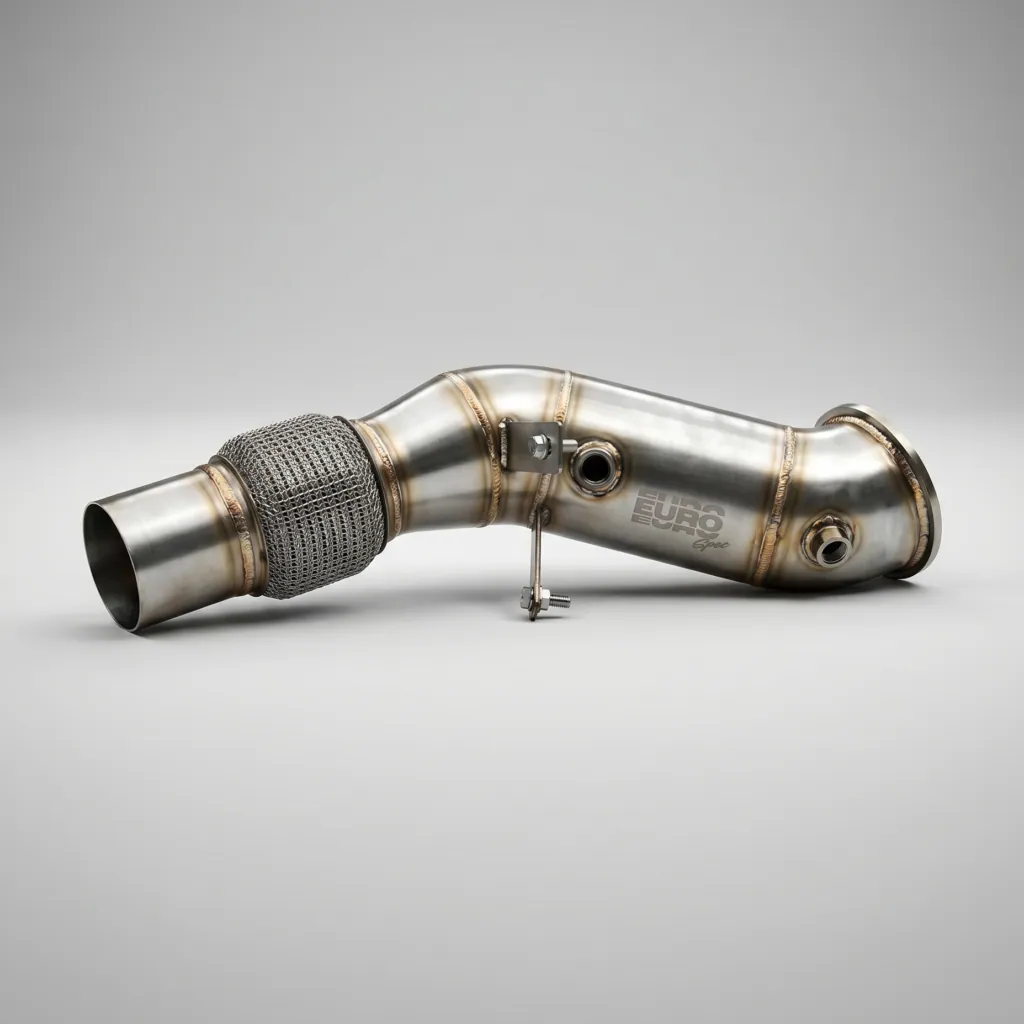 BMW B48 Catless Downpipe 3 inch 304 Stainless – F30 320i 330i, G20 330i, F22 230i, F32 430i