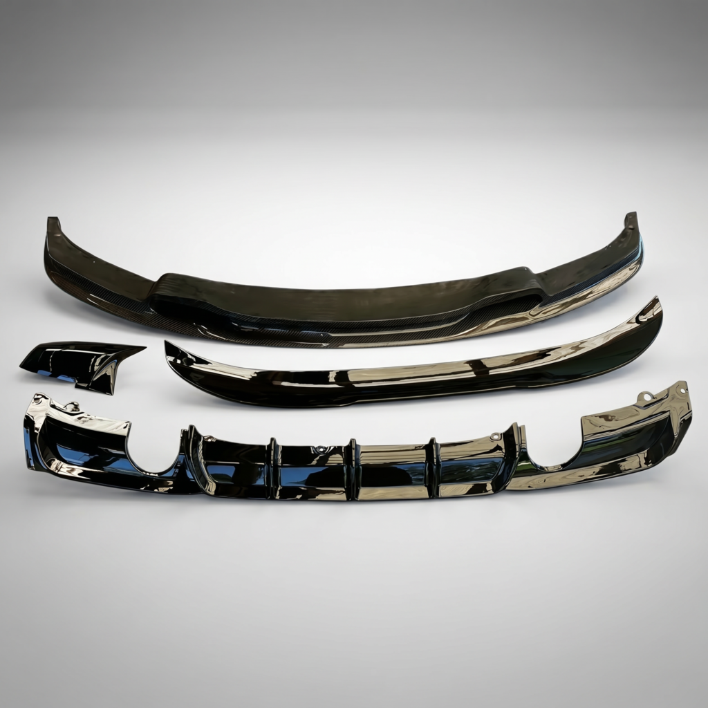 BMW F30 M Sport Aero Bundle – Diffuser + Spoiler + Mirror Caps