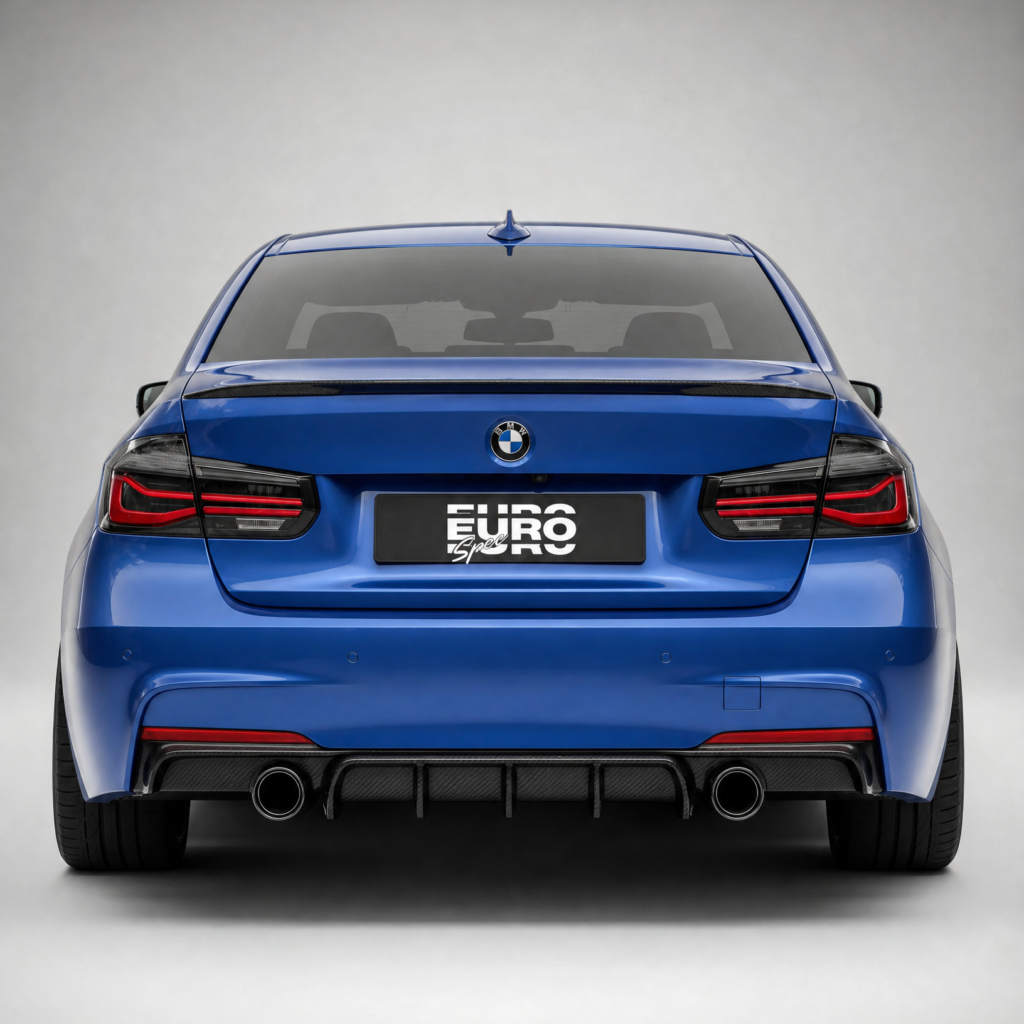BMW F30 M Sport Rear Diffuser – Dual Single-Exit