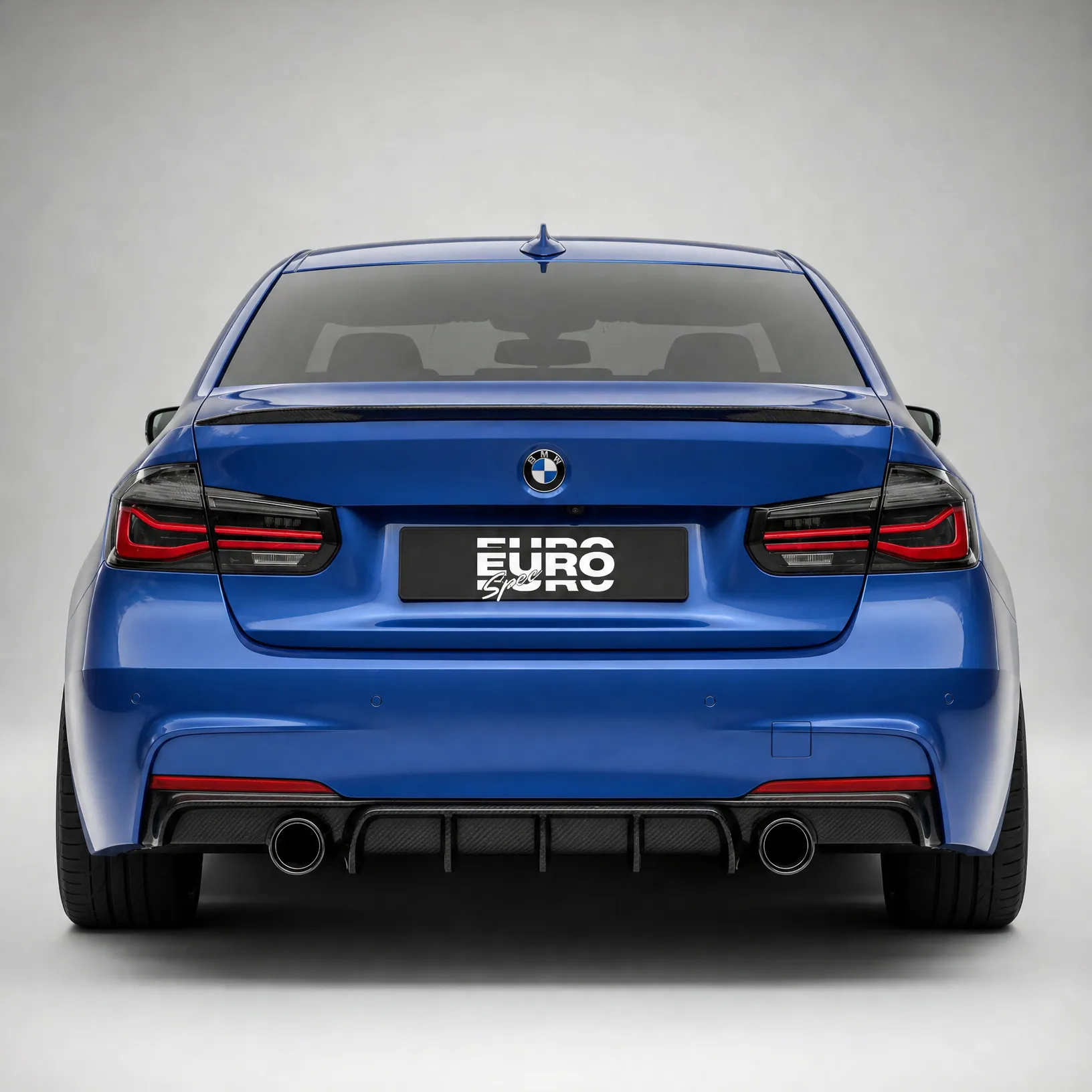 BMW F30 M Sport Rear Diffuser – Dual Single-Exit