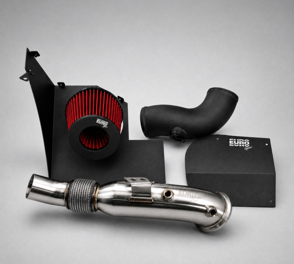BMW B58 Gen 1 Stage 2 Kit – Catless Downpipe + Cold Air Intake