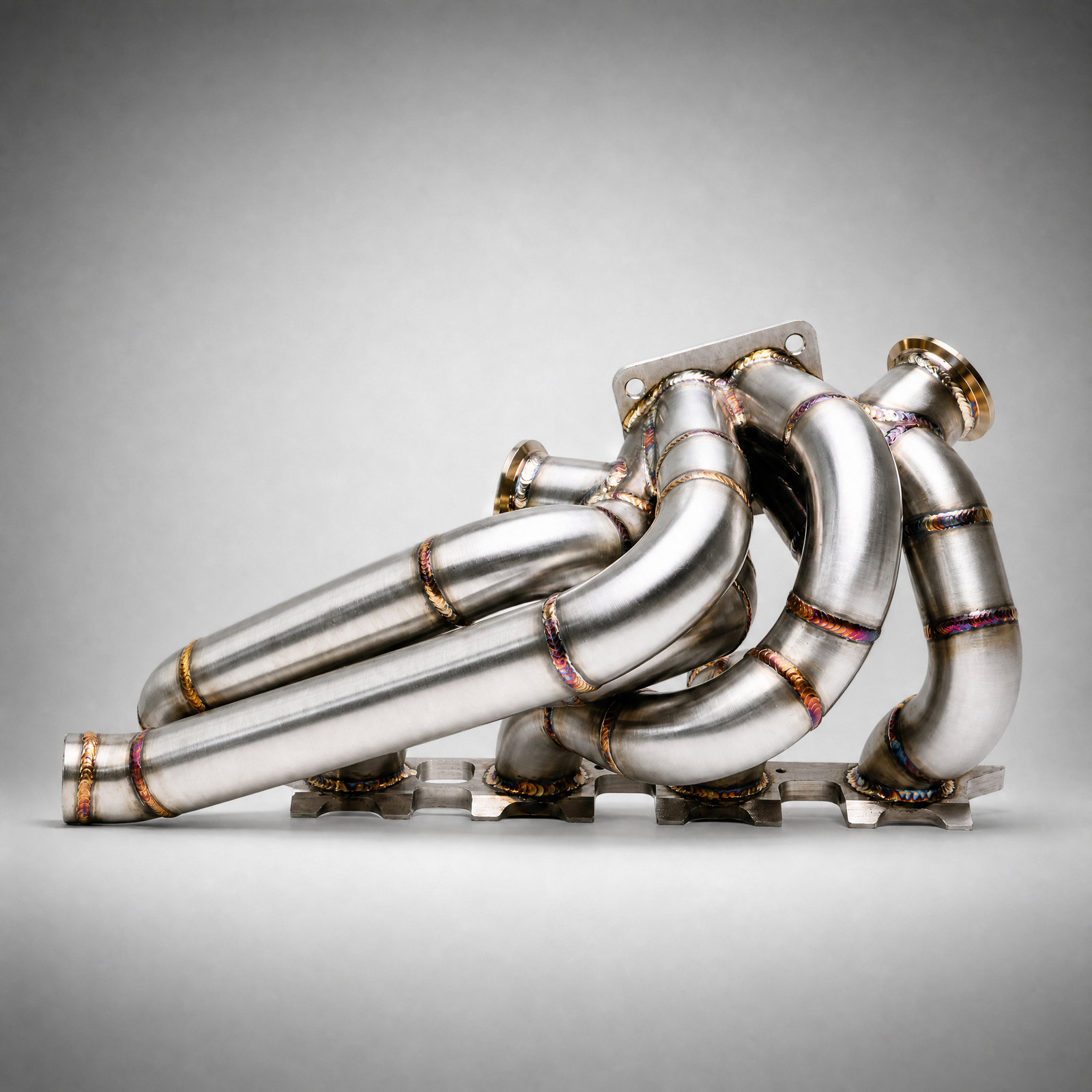 BMW B58 top-mount exhaust manifold 304 stainless T4 twin-scroll - EuroSpec