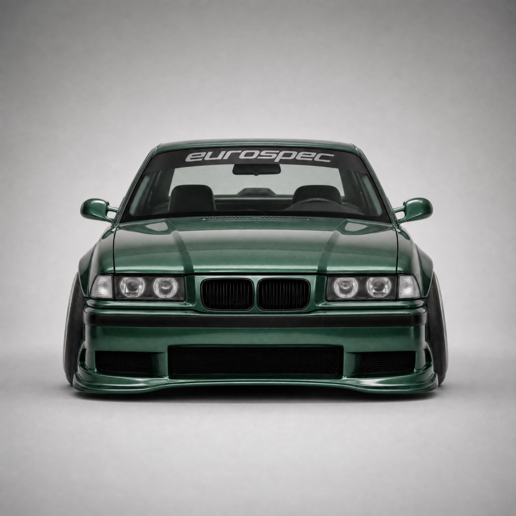 Eurospec BMW E36 Body Kit – Front & Rear Bumper + Side Skirts (Fibreglass)