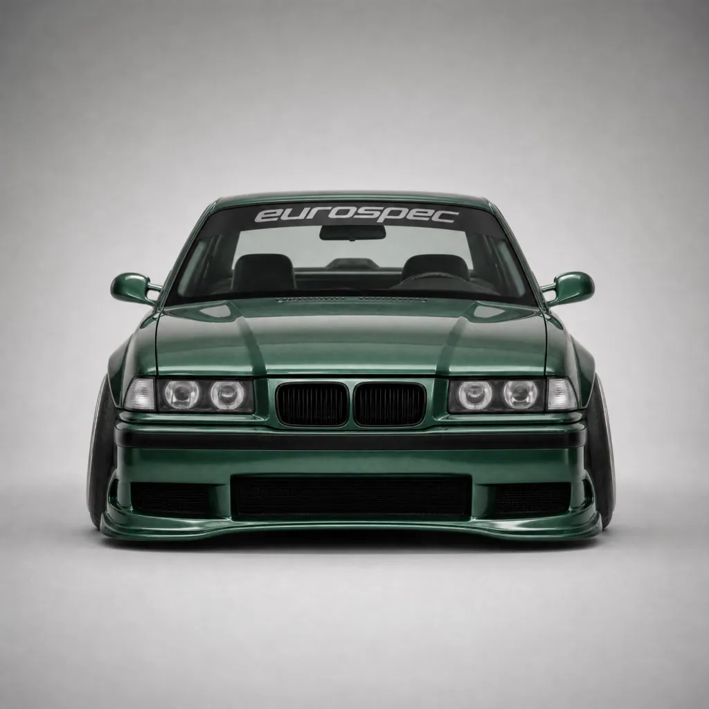 Eurospec BMW E36 Body Kit – Front & Rear Bumper + Side Skirts (Fibreglass)