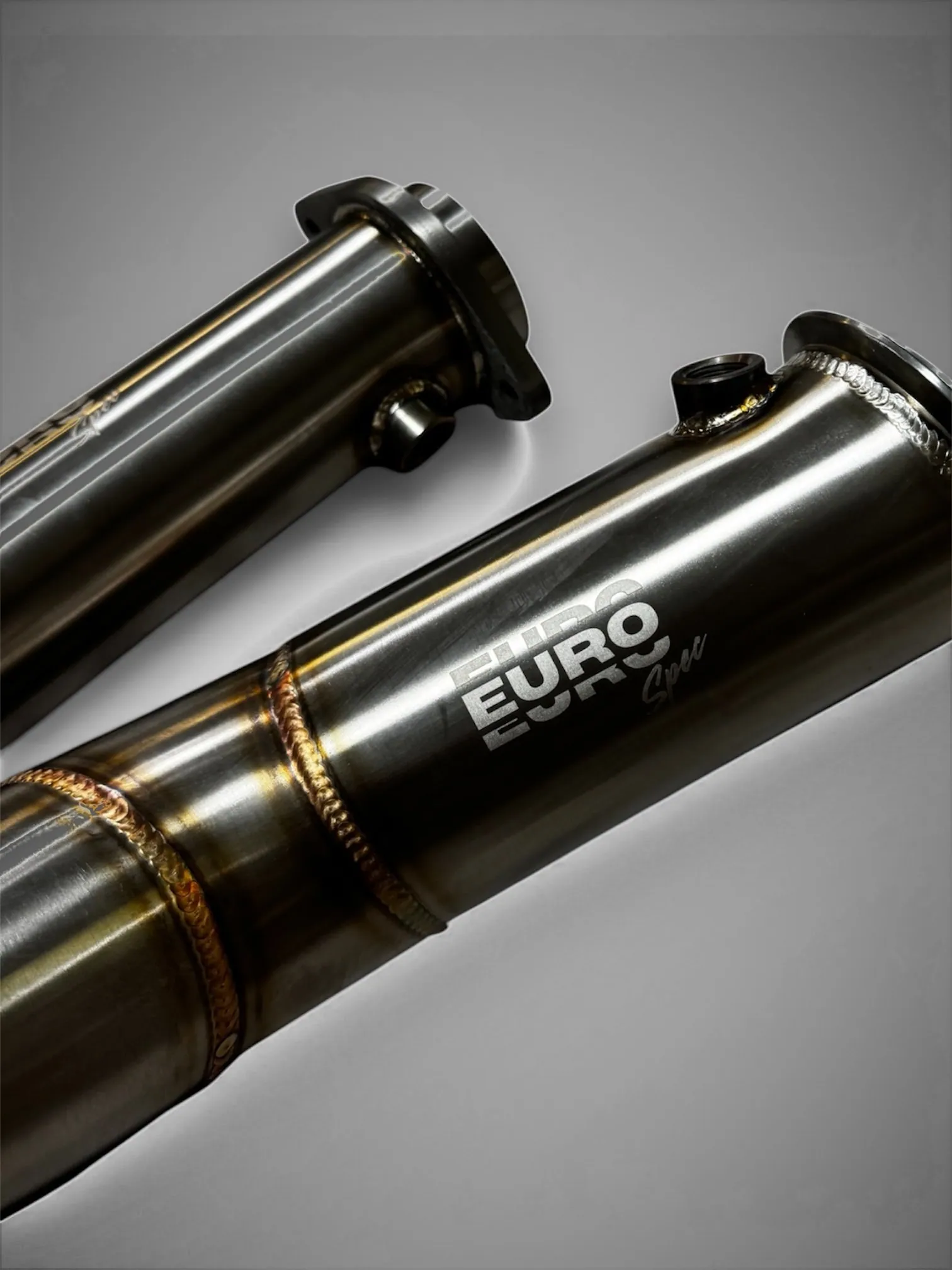 BMW S58 Catless Race Downpipes — 3″ 304 Stainless (G80 M3 / G82 M4 / G87 M2)