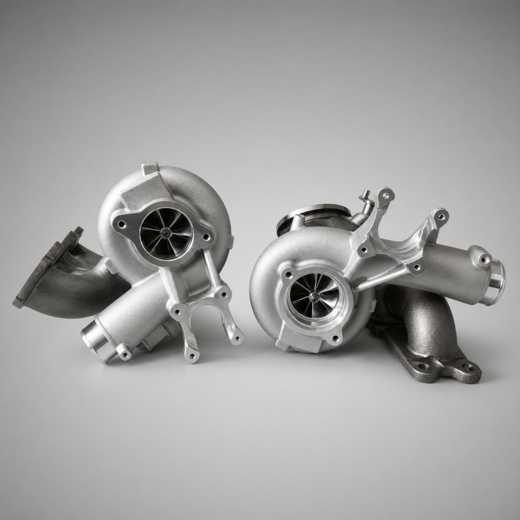 BMW S55 Upgrade Turbochargers — Stage 2 (Hybrid Twin-Turbo, Pair)