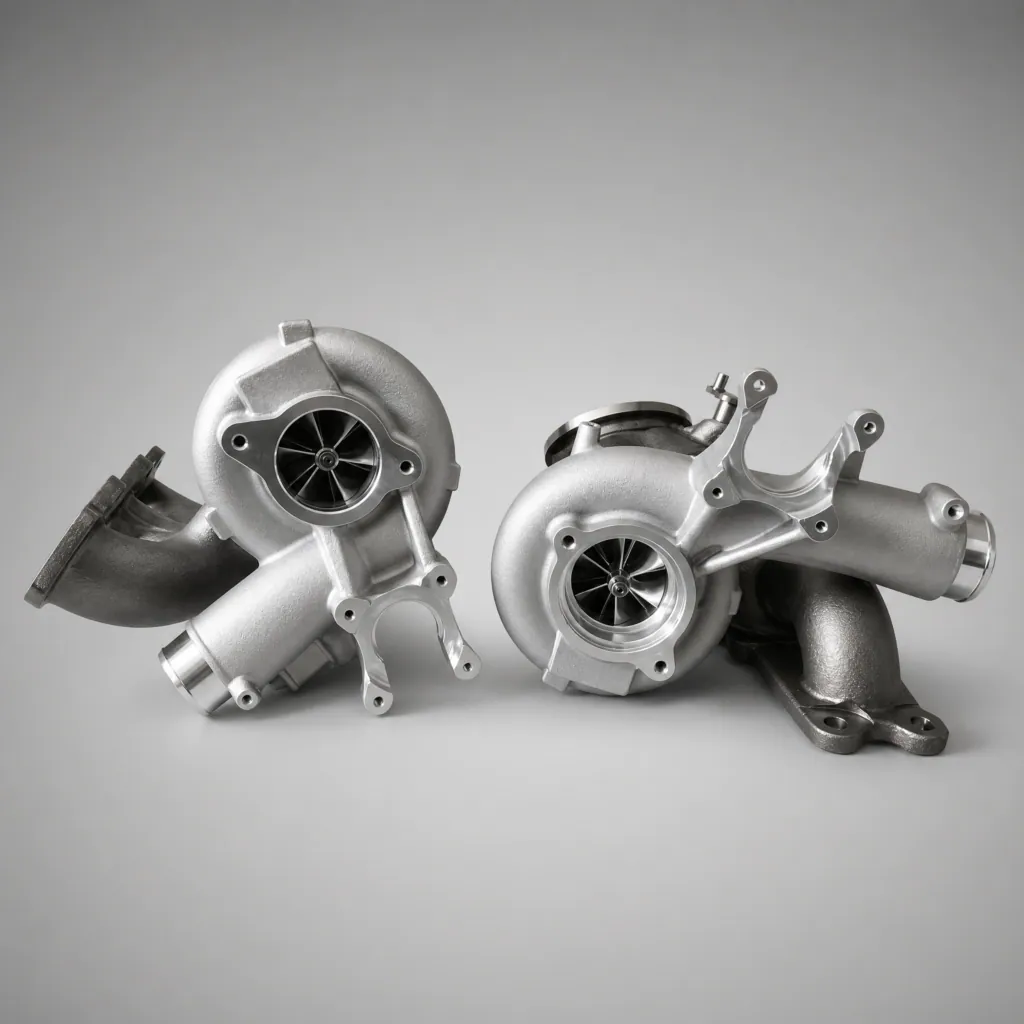 BMW S55 Upgrade Turbochargers — Stage 2 (Hybrid Twin-Turbo, Pair)