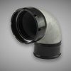 Turbosmart LockSleeve Turbo Adapter Compressor Outlet 3.00" to 90 Elbow Hose Barb 3.00"