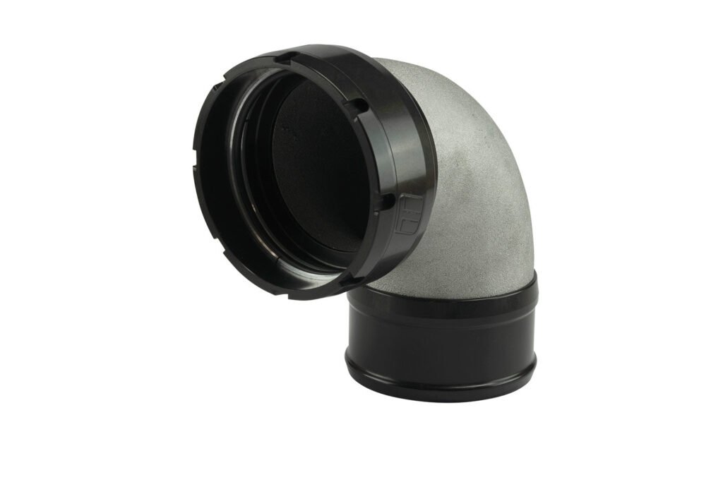 Turbosmart LockSleeve Turbo Adapter Compressor Outlet 3.00″ to 90 Elbow Hose Barb 3.00″