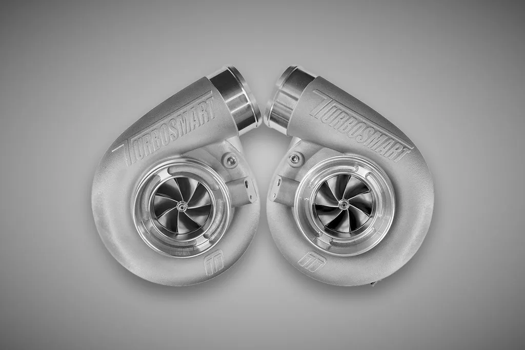 Turbosmart Mirror Twin Turbo Package – TS-1-7880C V-Band 0.96AR Oil Cooled Turbos