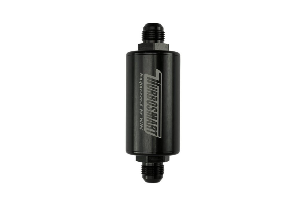 Turbosmart Inline Fuel Filter 10um 10AN Black