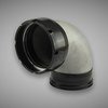 Turbosmart LockSleeve Turbo Adapter Compressor Outlet 3.00" to 90 Elbow Vibrant ,Plazmaclamp 3.00"