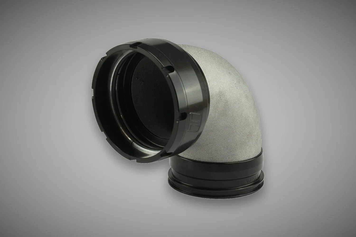 Turbosmart LockSleeve Turbo Adapter Compressor Outlet 3.00" to 90 Elbow Vibrant ,Plazmaclamp 3.00"