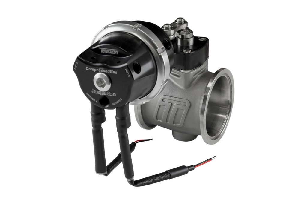 Turbosmart Compressed Gas (CO2) StraightGate50 – Inbuilt Solenoids – 7PSI Black (Control In Cap CO2 Boost Control)