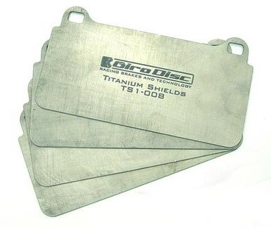 Girodisc Titanium Pad Shields for Front 1382/1405 Shape
