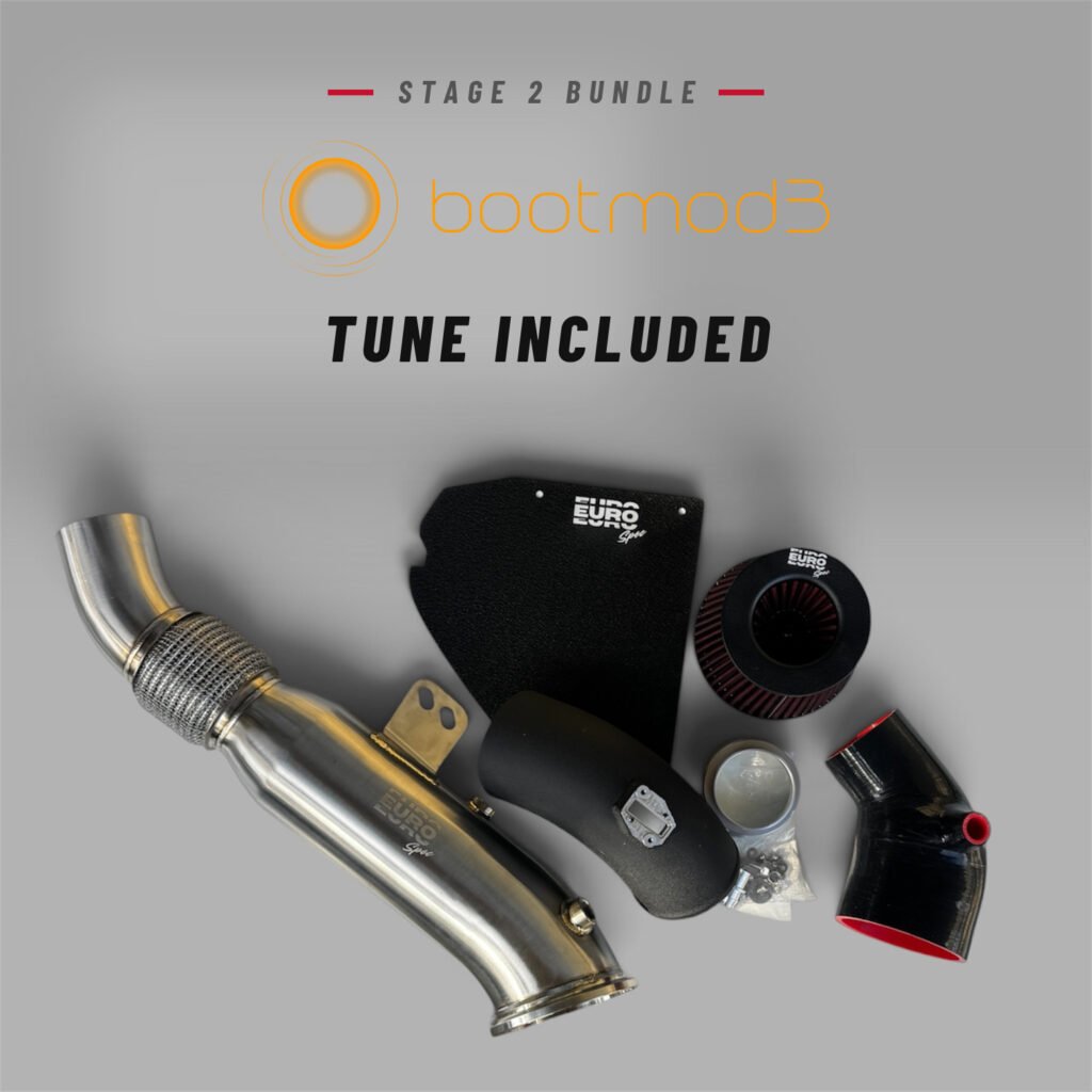 BMW B58 Stage 2 Bundle — Catless Downpipe + Cold Air Intake + bootmod3 Ultimate Tune (F & G Chassis)