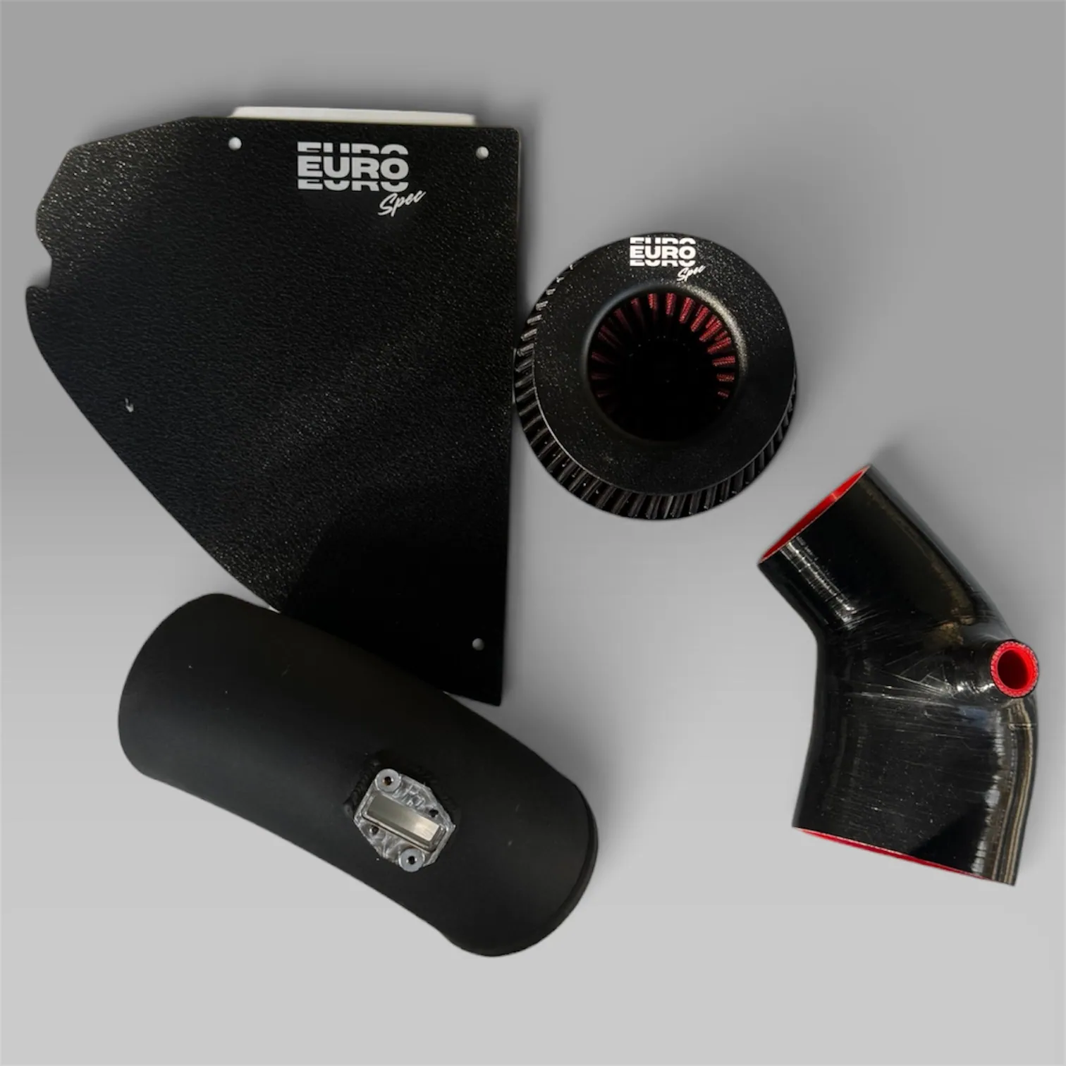 BMW B58 Gen 2 4 inch cold air intake with heat shield and high-flow filter, G20 M340i / G42 M240i / G22 M440i, EuroSpec