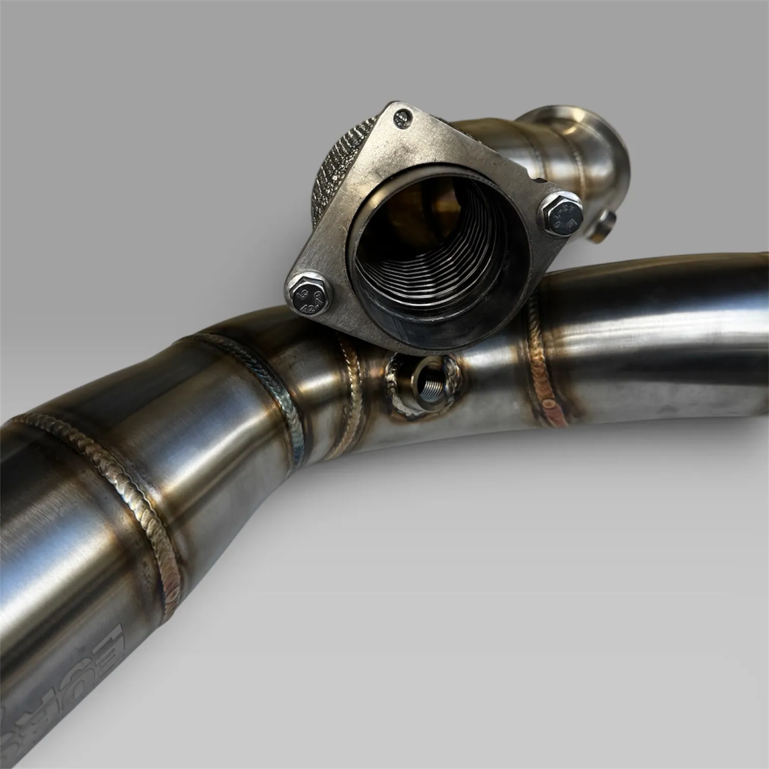 BMW S55 catless race downpipes, 3 inch 304 stainless, F80 M3 / F82 M4 / F87 M2C, EuroSpec