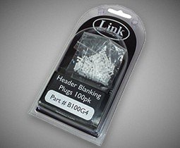 Link BG4 – 100 pack blanking plugs