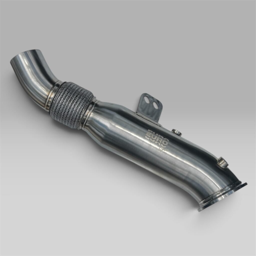 BMW B58 Catless Downpipe 4.5 inch 304 Stainless – Gen 1 and Gen 2 – F20 M140i F30 340i G20 M340i G42 M240i G29 Z4 M40i